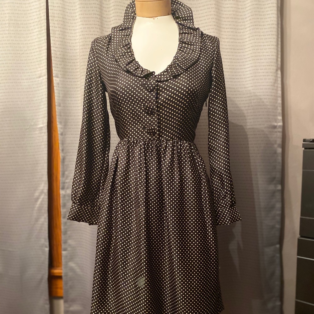 100% silk, empire neck